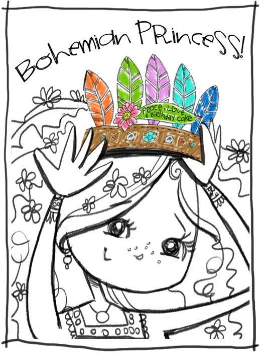 520x703 bohemian princess crown a free printable