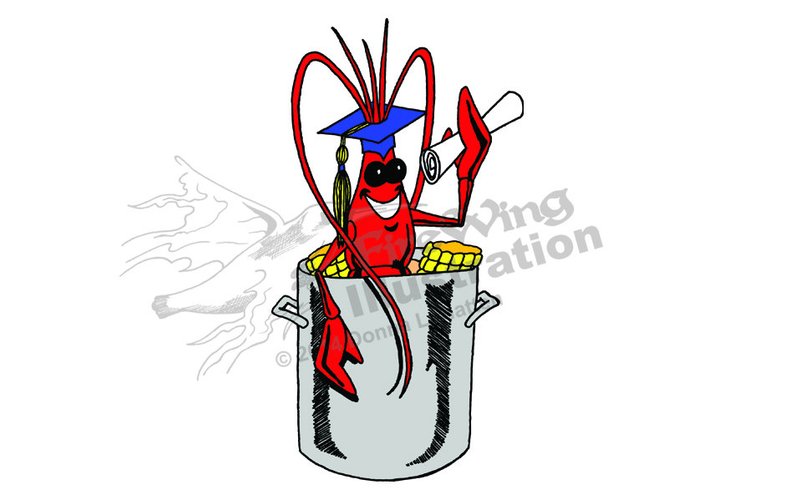 794x502 Graduation Crawfish Boil Graphic Blue Etsy