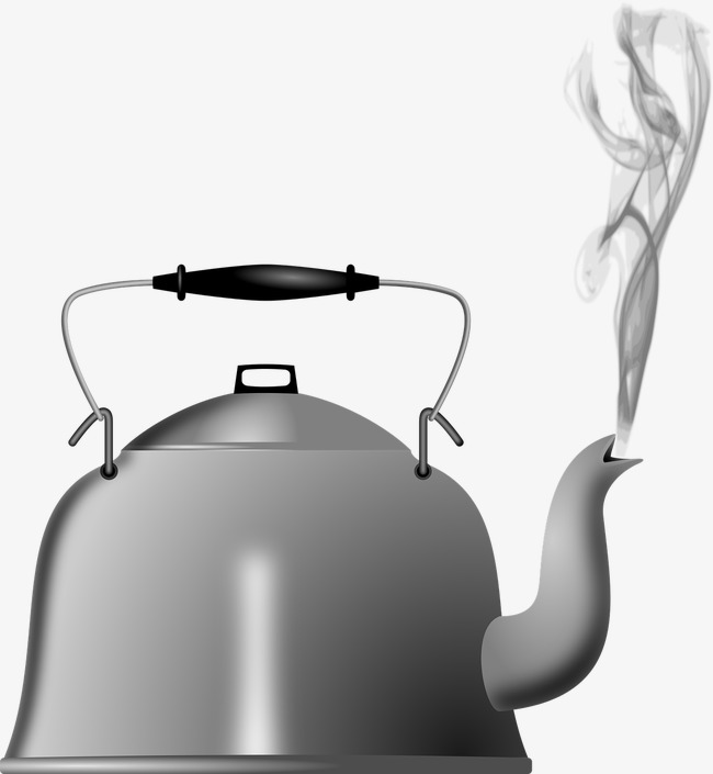 650x705 Boil Water Kettle, Water Clipart, Steam, Water Vapor Png Image