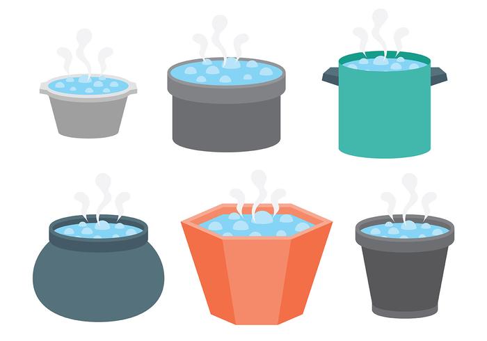 700x490 boiling water vector icons