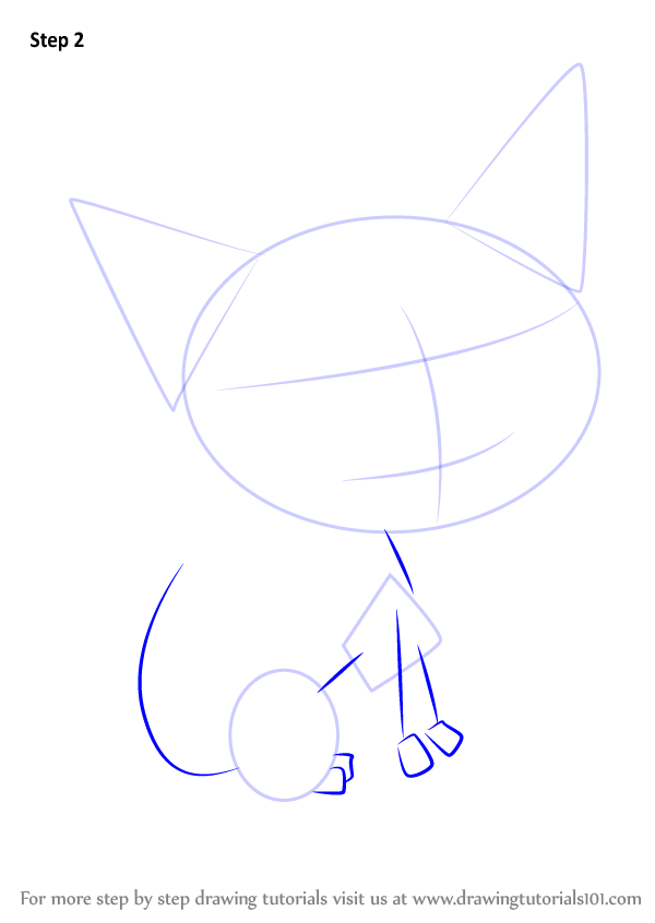 600x846 Learn How To Draw Chibi Mittens Cat From Bolt