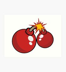 210x230 Cherry Bomb Drawing Art Prints Redbubble