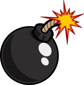 336x340 Bomb Nuclear Weapon Explosion Cartoon Cc0