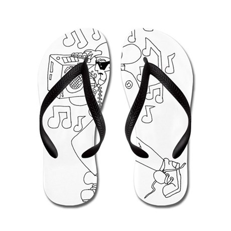 460x460 Bomber Jacket Flip Flops