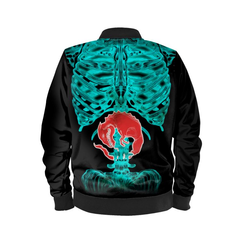 800x800 Alien Inside Ladies Bomber Jacket