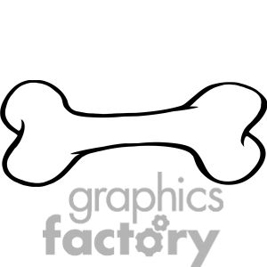 300x300 Dog Bone Border Clipart