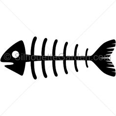 Bone Fish Drawing