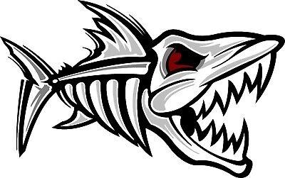400x251 Fish Skeleton Decal Compare Prices