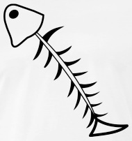 190x202 Fish Bones Men's Premium T Shirt Spreadshirt