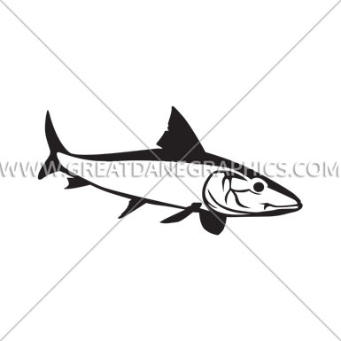 385x385 bonefish production ready artwork for t shirt printing