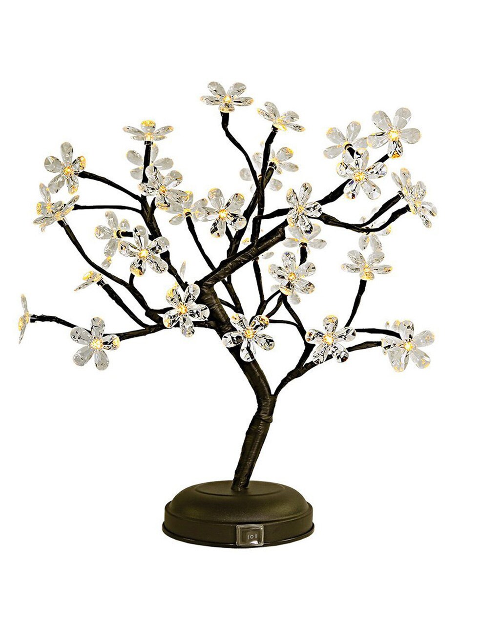 985x1280 crystal flower blossom led bonsai tree warm white lights