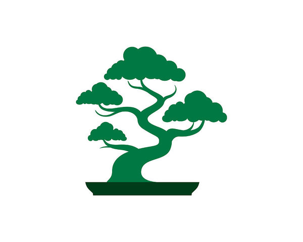 600x480 bonsai symbol template design vector, emblem, design concept