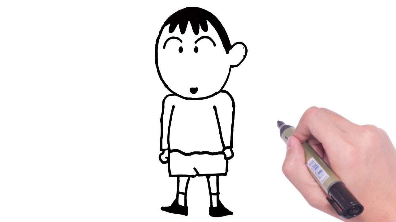 1280x720 How To Draw Boo Chan From Shin Chan
