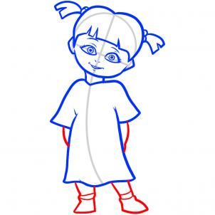 302x302 How To Draw Boo, Boo, Monsters Inc Step How To Draw