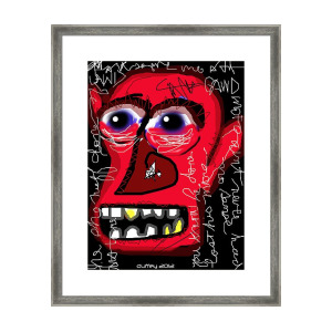 300x300 Scout Boo Ham Framed Print