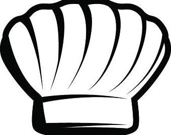 340x270 New Chef Hat Clipart Book Drawing Etsy