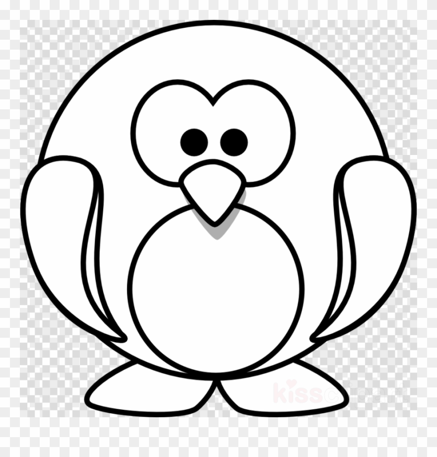 880x920 Penguin Cartoon Outline Clipart Penguin Drawing Clip