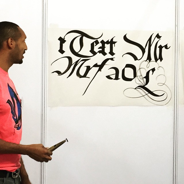 640x640 Calligraphy Demonstration