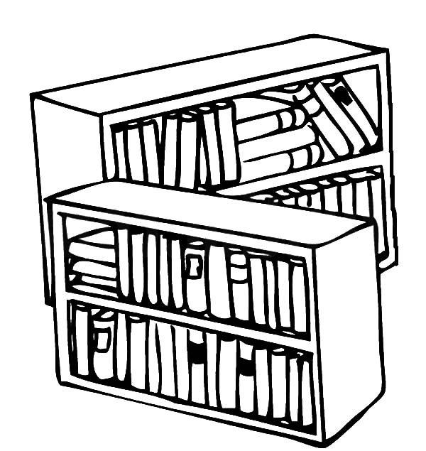 600x635 Bookshelf Drawing Bookstore For Free Download