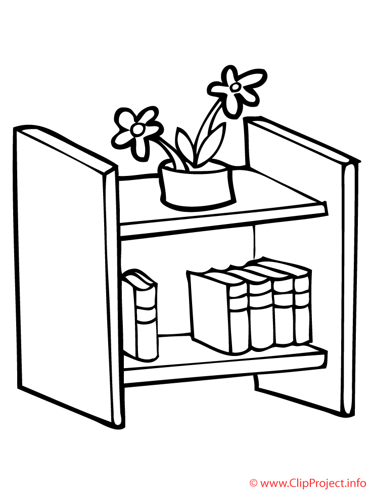 730x973 Bookshelf Drawing For Free Download
