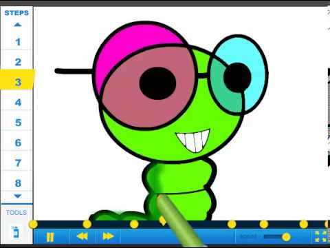 480x360 How To Draw Bookworm