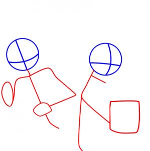 299x302 drawing printout how to draw the boondocks