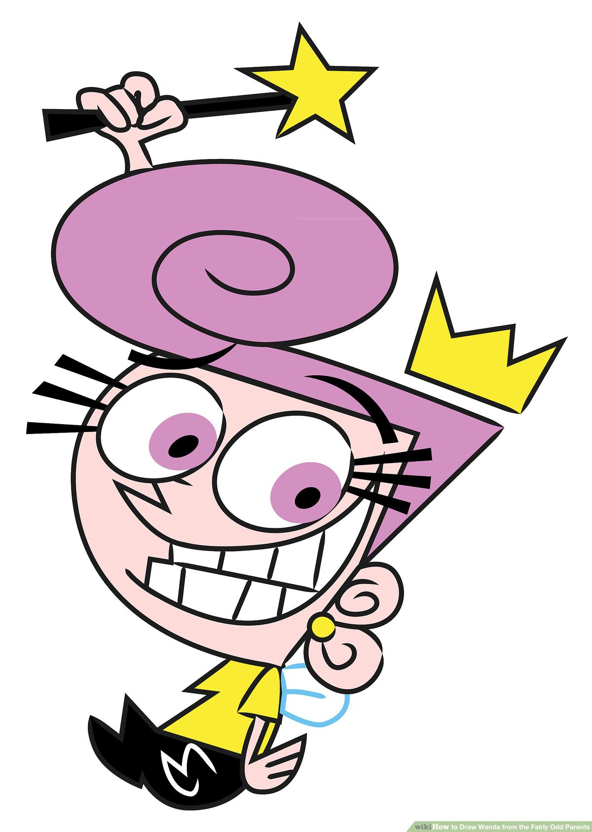 1200x1685 how to draw wanda from the fairly odd parents steps