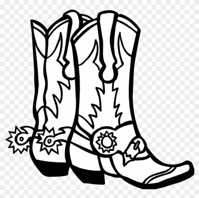 400x398 Download Free Png Trends For Cowboy Boots Drawing Drawing