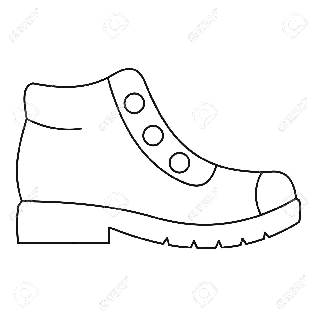1300x1300 Huge Collection Of 'hiking Boot Drawing' Download More Than