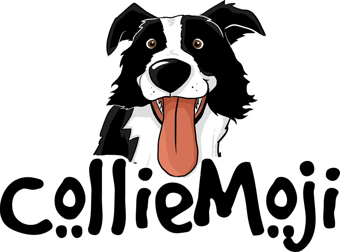 1183x878 Border Collie Emojis Stickers Colliemoji