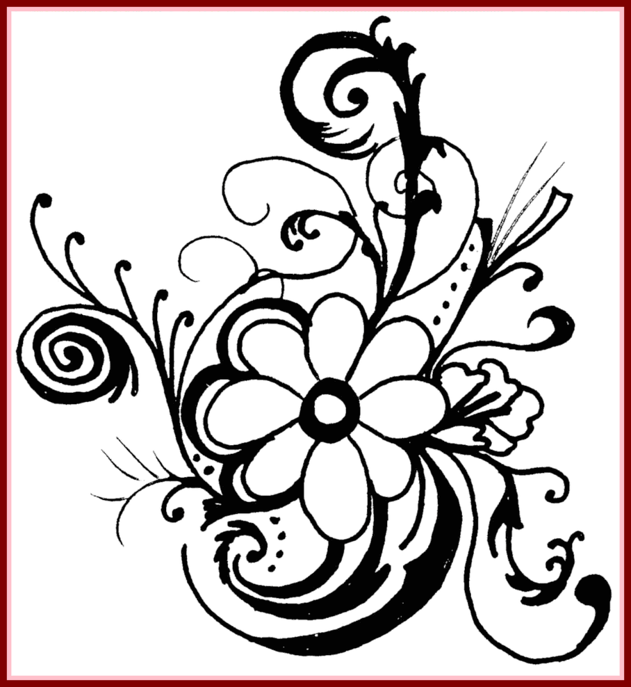 908x988 Borders Drawing Beautiful, Picture