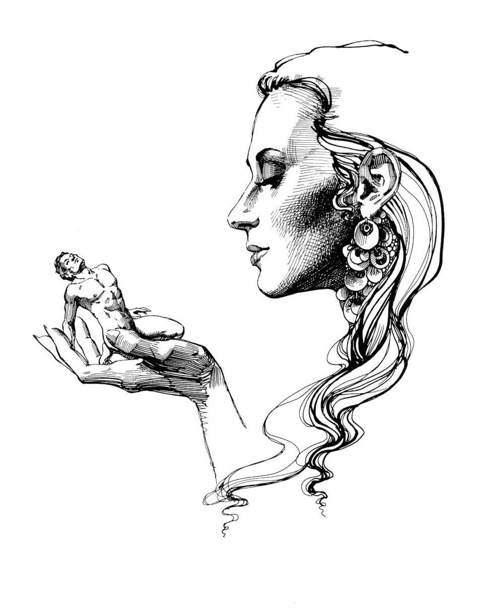 969x1210 Boris Vallejo Sketches, Boris