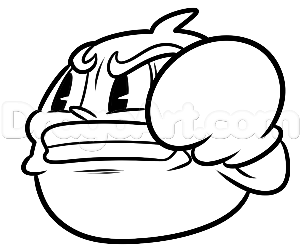 1017x851 how to draw cuphead bosses, step