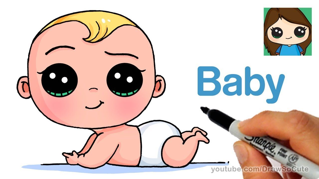 1280x720 How To Draw A Baby Easy The Boss Baby Drawing In Baby