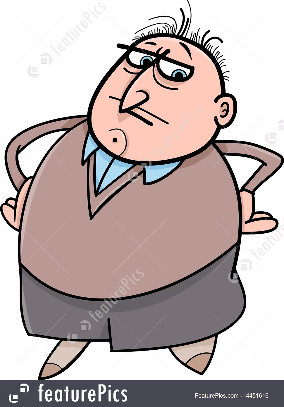 971x1392 Boss Or Man Cartoon Illustration