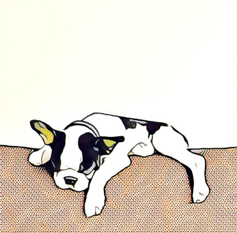 794x782 boston terrier art mixed media drawing boston terrier lover etsy