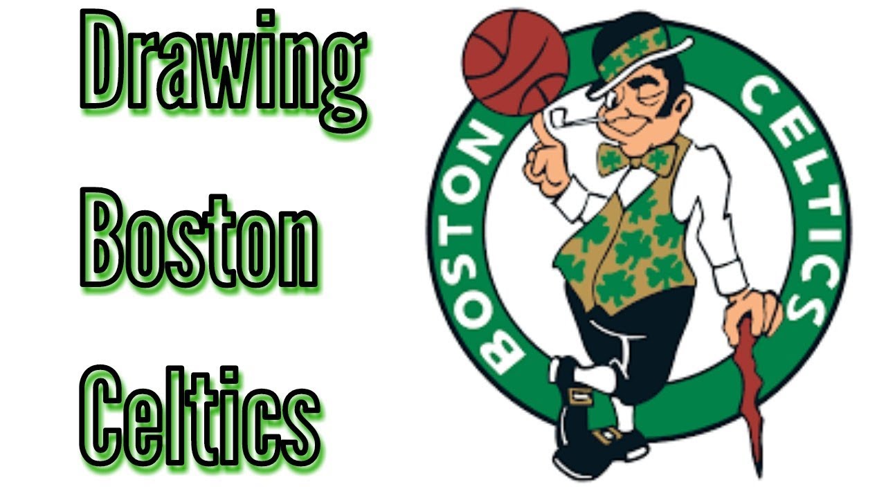 1280x720 Drawing Boston Celtics Logo