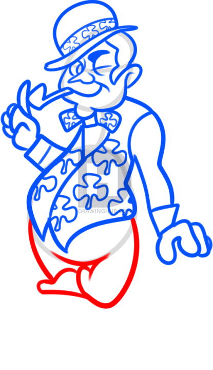 415x720 How To Draw The Boston Celtics, Step