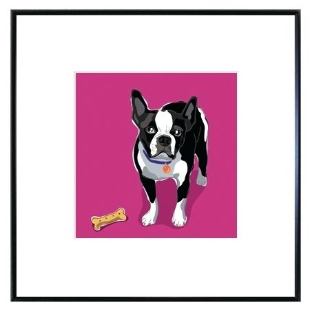 450x455 boston terrier art art artist drawing the terrier art boston