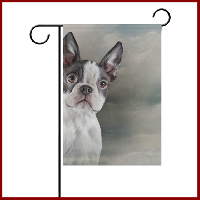 640x640 My Daily Drawing Dog Boston Terrier Vintage Decorative Double