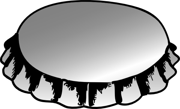 600x363 Bottle Cap Clip Art Free Vector In Open Office Drawing