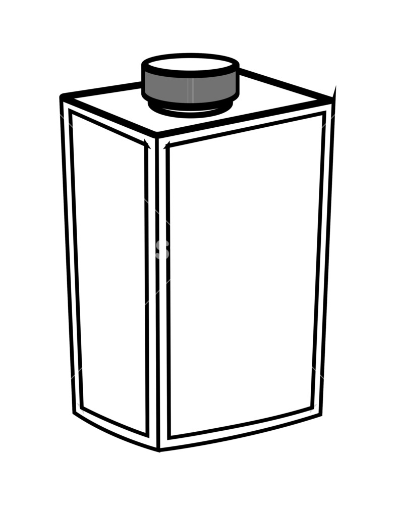 783x1000 Bottle Drawing Shape Vector Royalty Free Stock Image