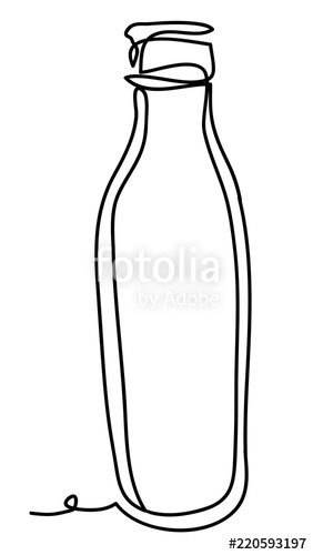 282x500 Bottles Vector Illustration Isolated On White Background