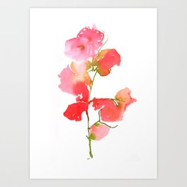 264x264 Flower Print Art Prints