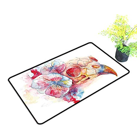 466x466 gmnalahome extra thick door mat raven in bougainvillea