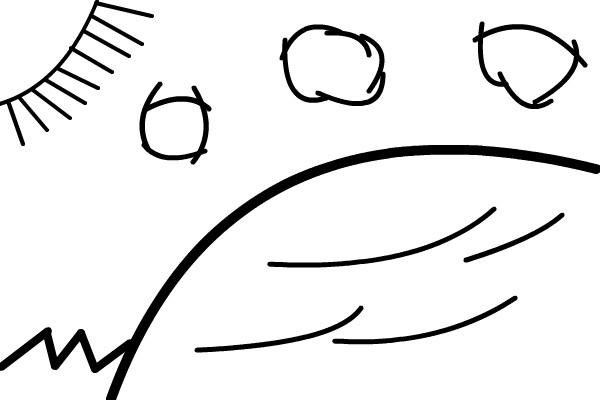 600x400 Boulder A Landscape Speedpaint Drawing