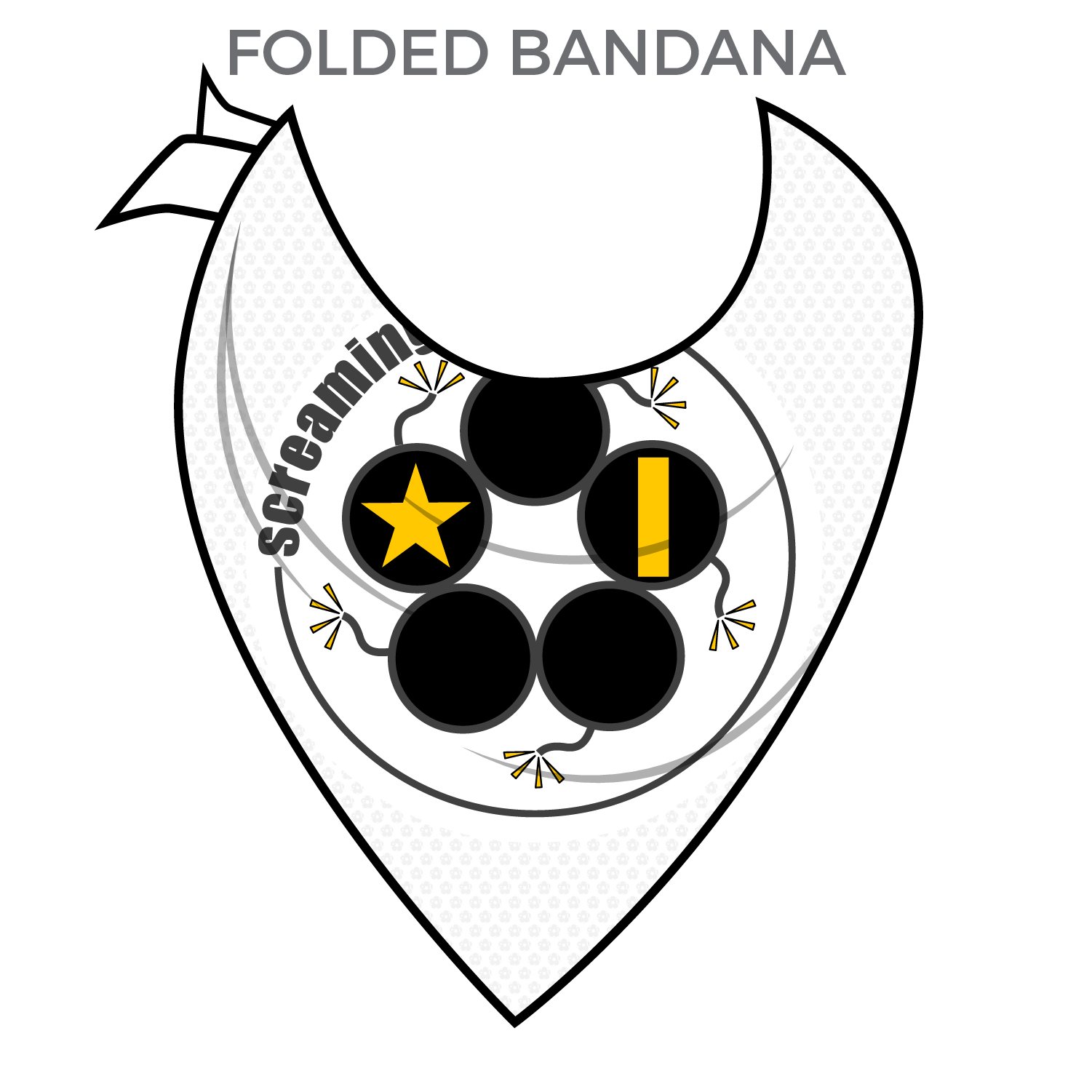 1501x1501 Boulder County Bombers Screaming Mimis Bandana Frogmouth