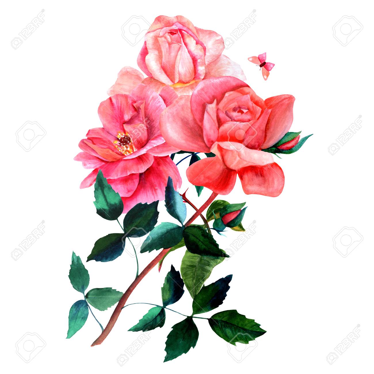 1300x1300 Huge Collection Of 'rose Bouquet Drawing' Download More Than
