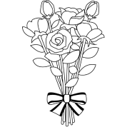 178x178 Bouquet Outline Transparent Png Clipart Free Download