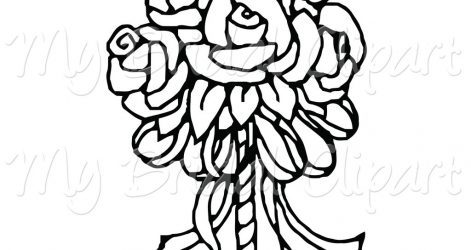 471x250 Bouquet Of Flowers Pencil Drawing A Step